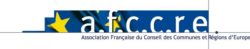 Logo de l'Association Française du Conseil des Communes et des Régions d’Europe (AFCCRE)