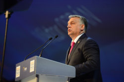 Viktor Orban lors du congrée EPP en 2017