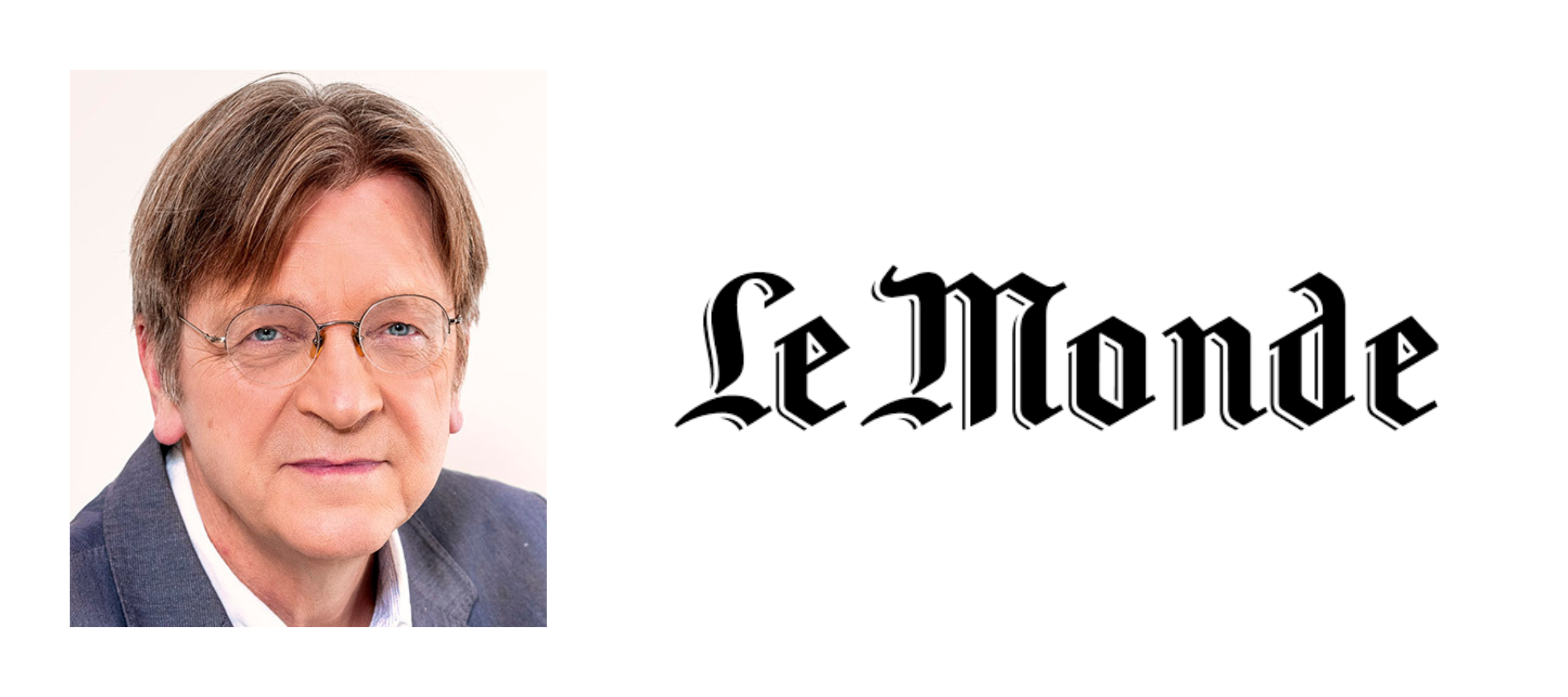 Guy Verhofstadt dans Le Monde