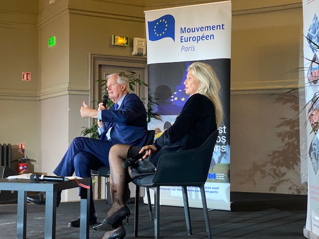 Conférence du Mouvement Européen avec Michel Barnier