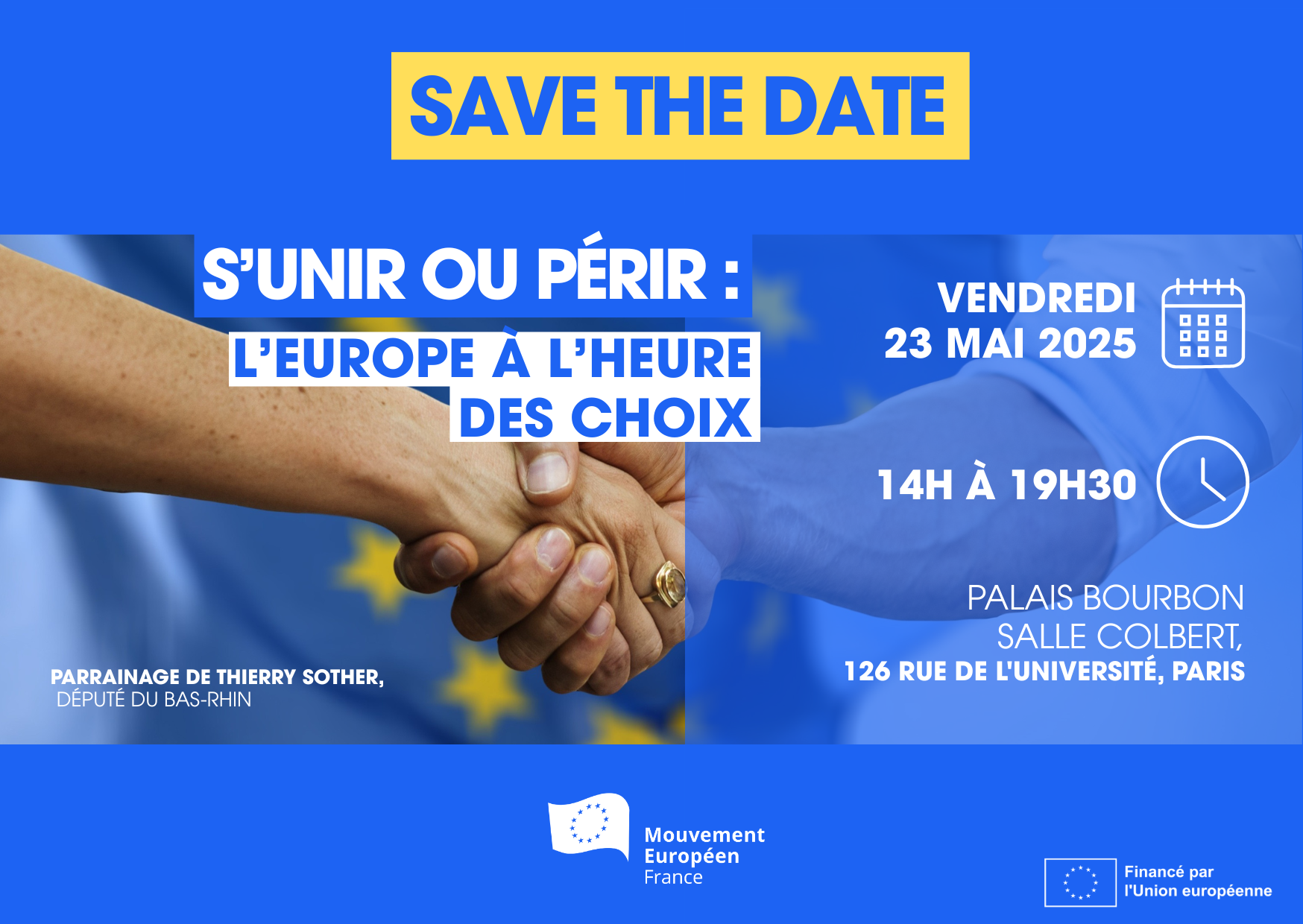 S'unir ou périr - Save the date