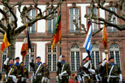 L'Eurocorps, embryon de défense européenne, est un corps d'armée multinational basé à Strasbourg.